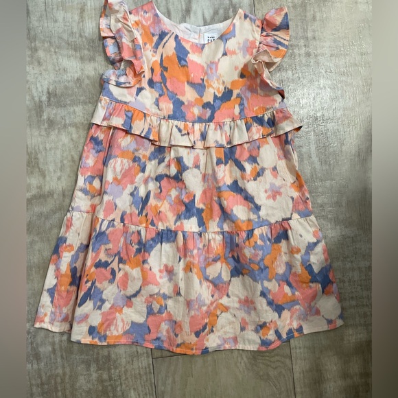 GAP Factory Multicolor Floral Kids Formal Dress - Picture 1 of 5
